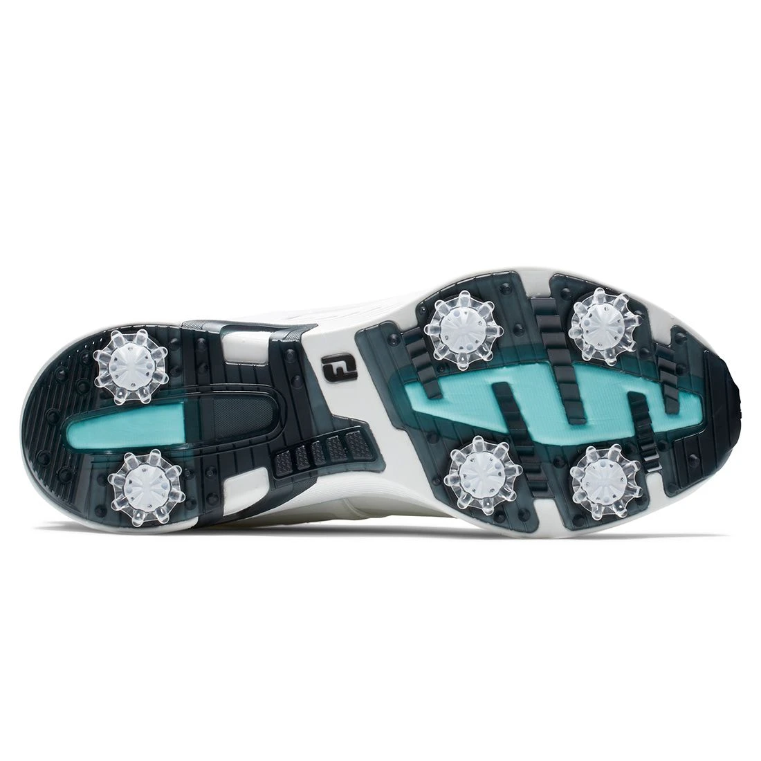 FootJoy Women's HyperFlex BOA Golf Shoes White/Purple 2 FootJoy Women's HyperFlex BOA Golf Shoes White/Purple - Image 2