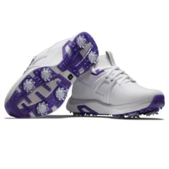 FootJoy Women's HyperFlex Golf Shoes White/Grey 8 FootJoy Women's HyperFlex Golf Shoes White/Grey -Callaway Store footjoy womens hyperflex golf shoes white grey 98167 pair2 itempicture