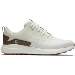 FootJoy Women's Performa Golf Shoes Cream/Leopard Print