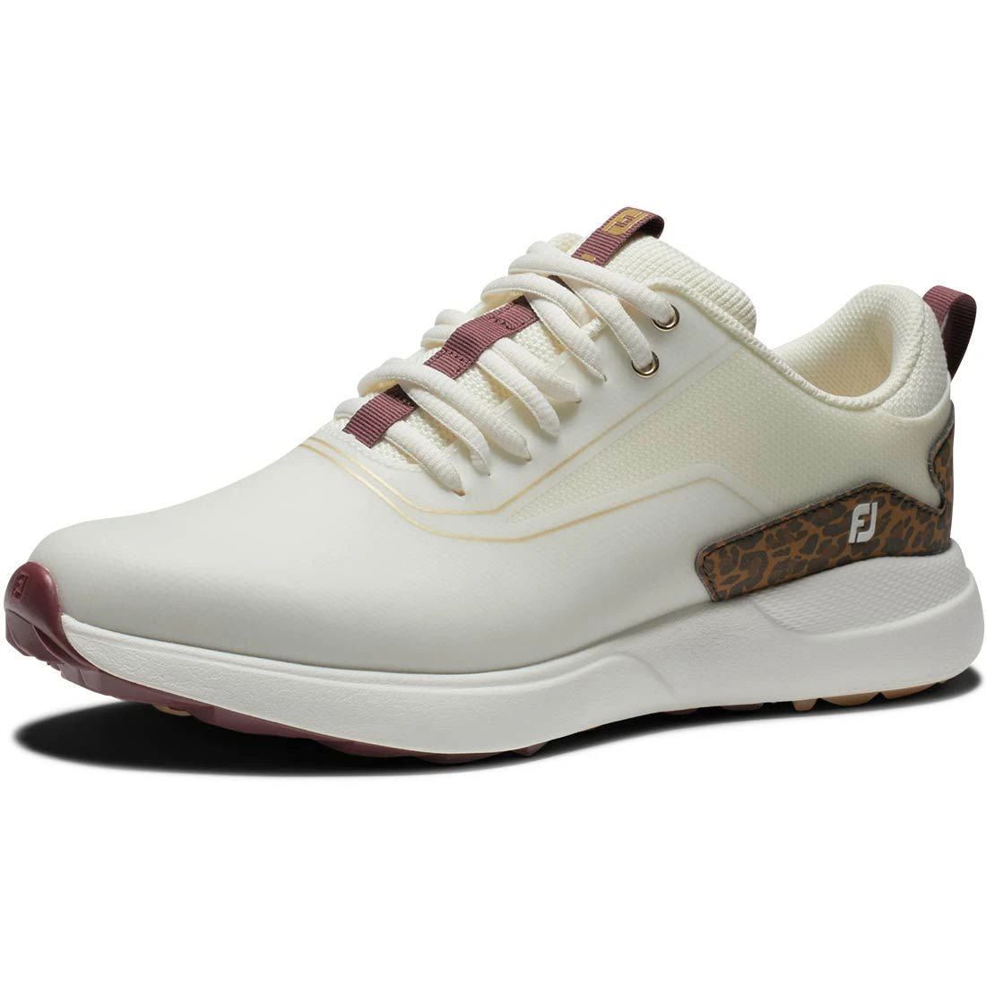 FootJoy Women's Performa Golf Shoes Cream/Leopard Print 3 FootJoy Women's Performa Golf Shoes Cream/Leopard Print - Image 3