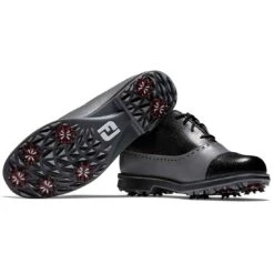 FootJoy Women's Premiere Series Golf Shoes Cap Toe Charcoal/Black 11 FootJoy Women's Premiere Series Golf Shoes Cap Toe Charcoal/Black -Callaway Store footjoy womens premiere series golf shoes charcoal black cap combo toe itempicture