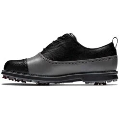 FootJoy Women's Premiere Series Golf Shoes Cap Toe Charcoal/Black 9 FootJoy Women's Premiere Series Golf Shoes Cap Toe Charcoal/Black -Callaway Store footjoy womens premiere series golf shoes charcoal black cap toe instep itempicture