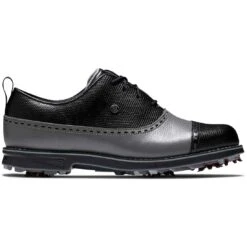 FootJoy Women's Premiere Series Golf Shoes Cap Toe Charcoal/Black