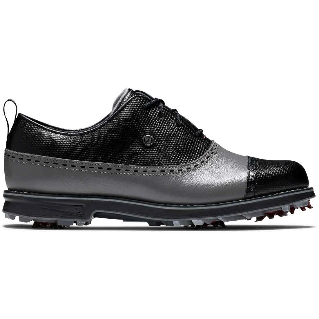 FootJoy Women's Premiere Series Golf Shoes Cap Toe Charcoal/Black 1 FootJoy Women's Premiere Series Golf Shoes Cap Toe Charcoal/Black