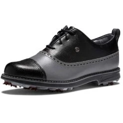 FootJoy Women's Premiere Series Golf Shoes Cap Toe Charcoal/Black 13 FootJoy Women's Premiere Series Golf Shoes Cap Toe Charcoal/Black -Callaway Store footjoy womens premiere series golf shoes charcoal black cap toe toe itempicture