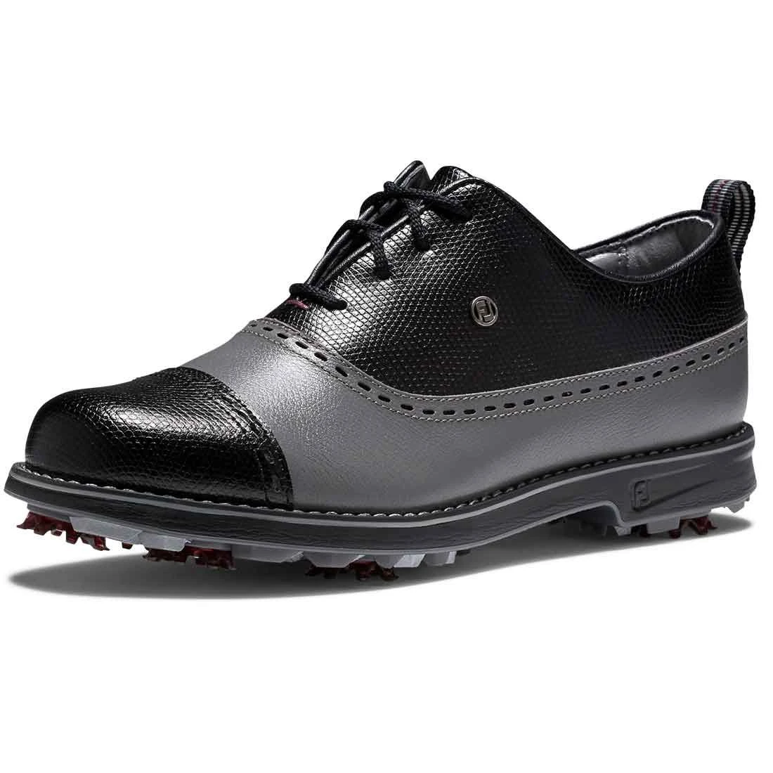 FootJoy Women's Premiere Series Golf Shoes Cap Toe Charcoal/Black 7 FootJoy Women's Premiere Series Golf Shoes Cap Toe Charcoal/Black - Image 7