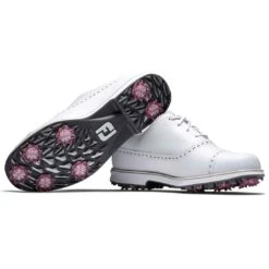 FootJoy Women's Premiere Series Cap Toe Golf Shoes White 11 FootJoy Women's Premiere Series Cap Toe Golf Shoes White -Callaway Store footjoy womens premiere series golf shoes white cap toe combo itempicture