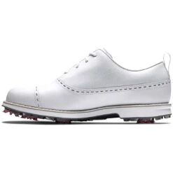 FootJoy Women's Premiere Series Cap Toe Golf Shoes White 9 FootJoy Women's Premiere Series Cap Toe Golf Shoes White -Callaway Store footjoy womens premiere series golf shoes white cap toe instep itempicture