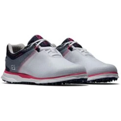 FootJoy Women's Pro SL Sport Golf Shoes White/Navy/Pink 9 FootJoy Women's Pro SL Sport Golf Shoes White/Navy/Pink -Callaway Store footjoy womens pro sl sport golf shoes white navy pink 98147 pair itempicture
