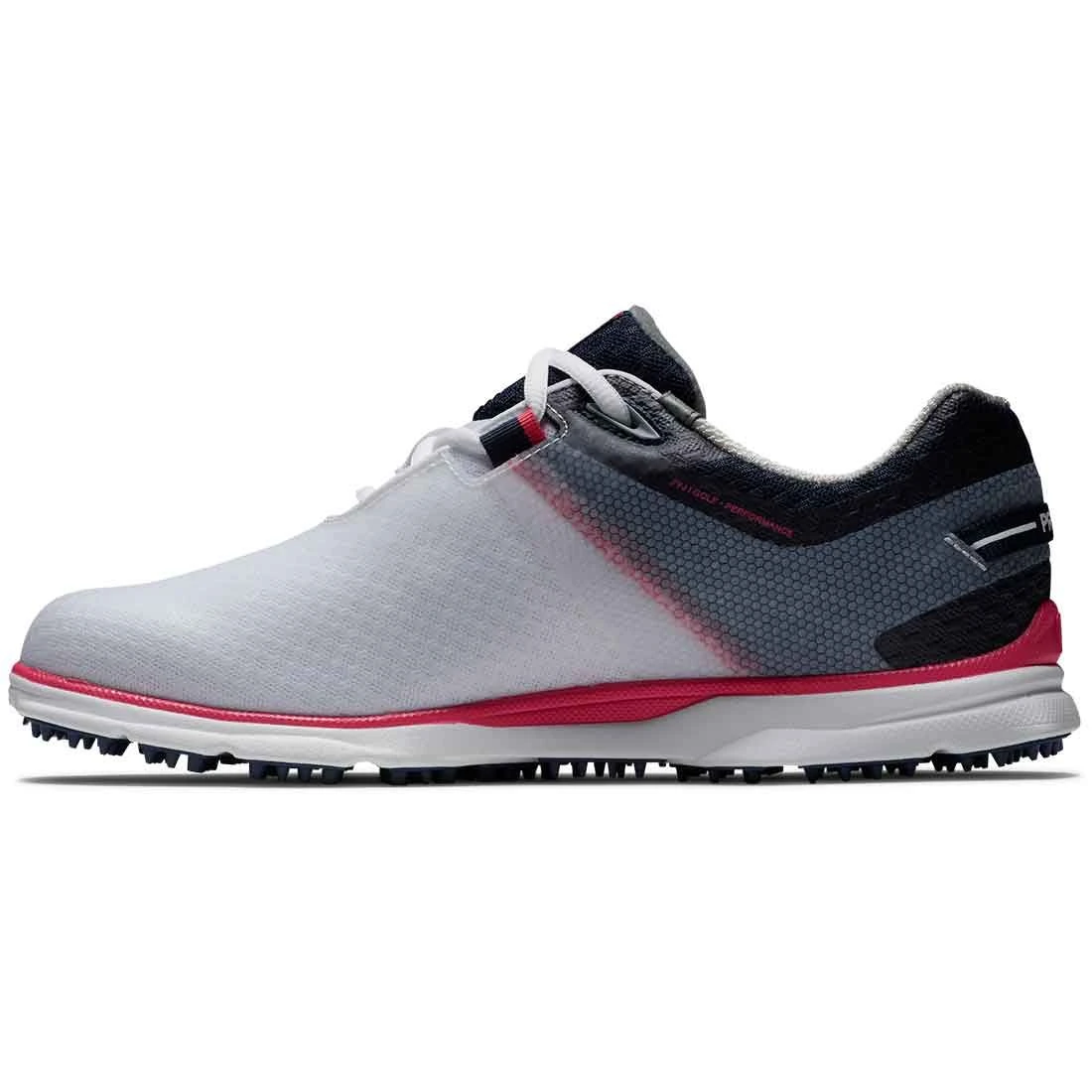 FootJoy Women's Pro SL Sport Golf Shoes White/Navy/Pink 4 FootJoy Women's Pro SL Sport Golf Shoes White/Navy/Pink - Image 4