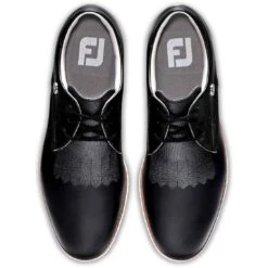 FootJoy Women's Sport Retro Golf Shoes Black/Black 11 FootJoy Women's Sport Retro Golf Shoes Black/Black -Callaway Store footjoy womens sport retro golf shoes black top itempicture