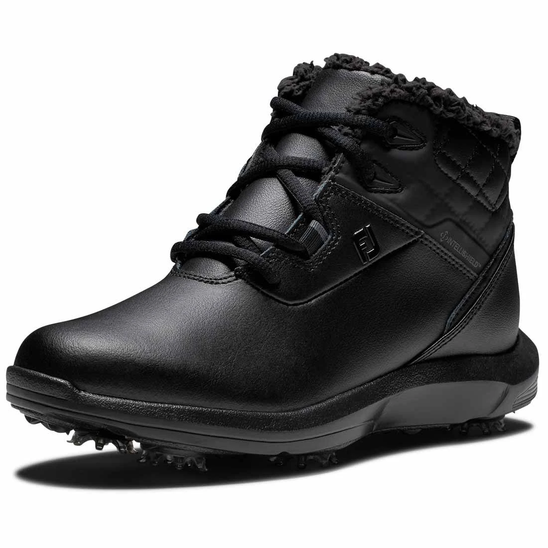 FootJoy Women's Stormwalker Golf Boots Black 3 FootJoy Women's Stormwalker Golf Boots Black - Image 3