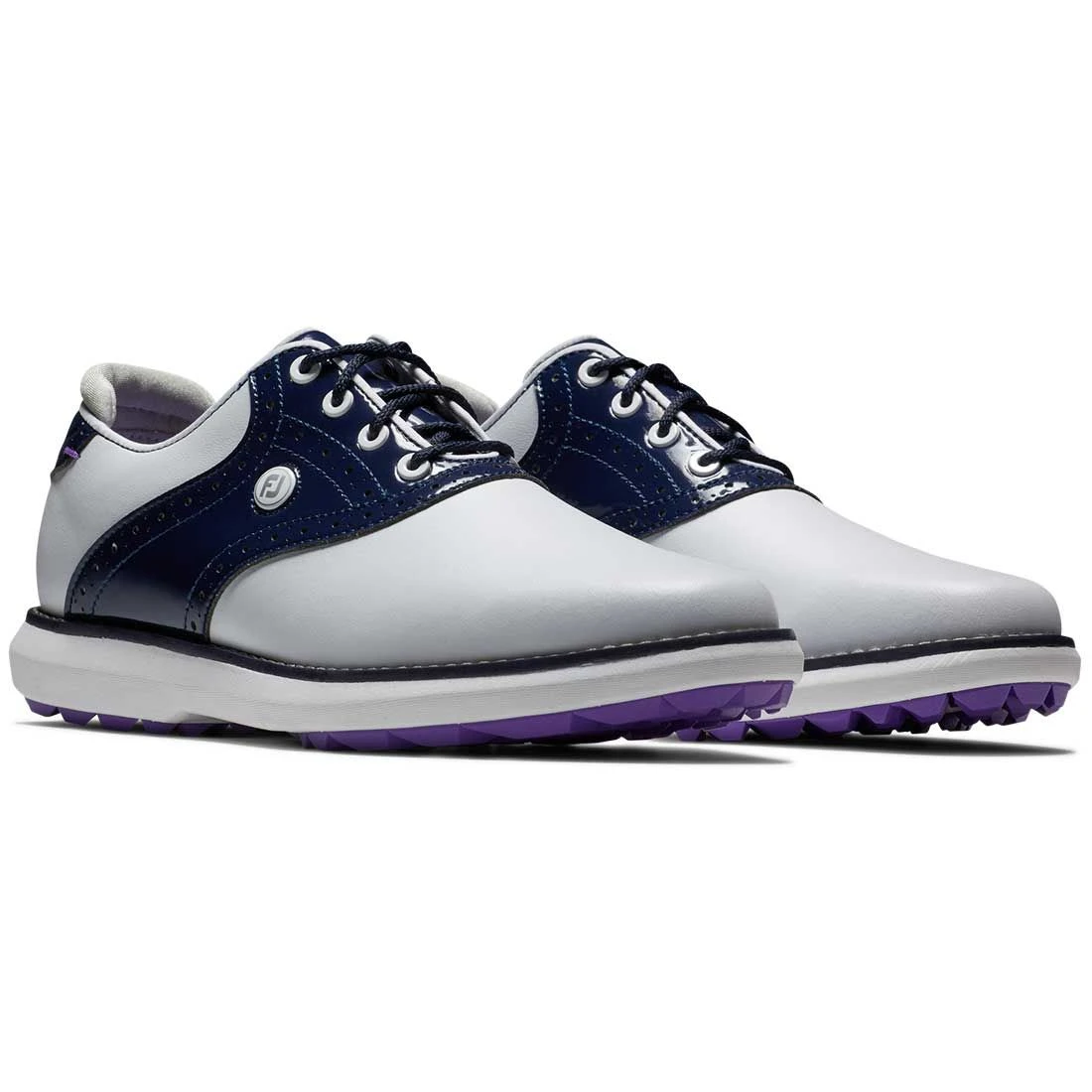 FootJoy Women's Traditions SL Golf Shoes White/Navy 5 FootJoy Women's Traditions SL Golf Shoes White/Navy - Image 5