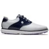 FootJoy Women's Traditions SL Golf Shoes White/Navy