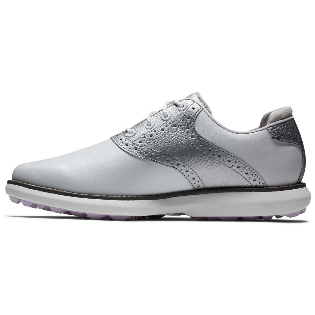 FootJoy Women's Traditions SL Golf Shoes White/Silver 7 FootJoy Women's Traditions SL Golf Shoes White/Silver - Image 7