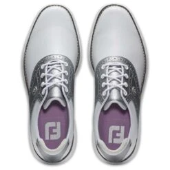 FootJoy Women's Traditions SL Golf Shoes White/Silver 12 FootJoy Women's Traditions SL Golf Shoes White/Silver -Callaway Store footjoy womens traditions sl golf shoes white silver 97897 top itempicture