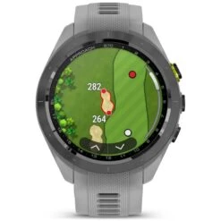 Garmin Approach S70 42mm GPS Golf Watch 18 Garmin Approach S70 42mm GPS Golf Watch -Callaway Store garmin approach s70 gps golf watch grey hole view itempicture