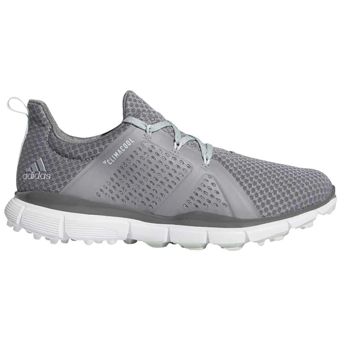 Adidas Women's Climacool Cage Golf Shoes Grey/Green 1 Adidas Women's Climacool Cage Golf Shoes Grey/Green