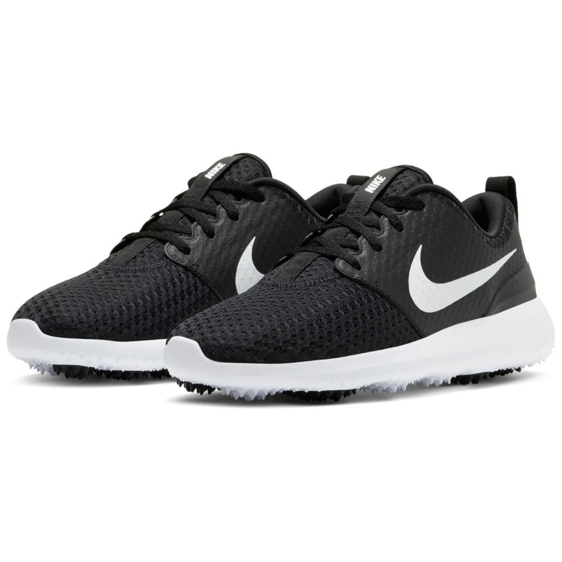 Nike Women's Roshe G Golf Shoes Black/Metallic White 3 Nike Women's Roshe G Golf Shoes Black/Metallic White - Image 3