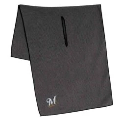 Team Effort MLB 19 X 41 Grey Microfiber Towel -Callaway Store mcarthur sports mlb grey microfiber towel milwaukee brewers
