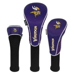 Team Effort NFL Set Of 3 Headcovers -Callaway Store mcarthur sports nfl set of 3 headcovers minnesota vikings