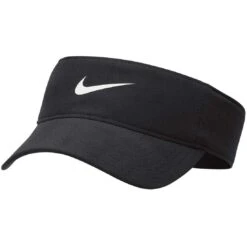 Nike Dri-FIT Ace Visor 6 Nike Dri-FIT Ace Visor -Callaway Store nike 2023 dri fit ace visor black front itempicture