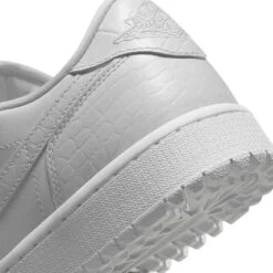 Nike Air Jordan 1 Low G Golf Shoes White/White/Pure Platinum -Callaway Store nike air jordan 1 low g golf shoes white pure platinum dd9315 110 detail1 itempicture
