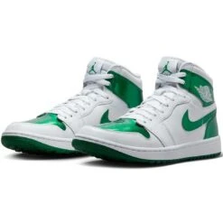 Nike Air Jordan I High G Golf Shoes White/Pine 13 Nike Air Jordan I High G Golf Shoes White/Pine -Callaway Store nike air jordan i high g golf shoes white pine pair itempicture