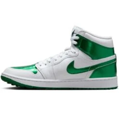 Nike Air Jordan I High G Golf Shoes White/Pine 12 Nike Air Jordan I High G Golf Shoes White/Pine -Callaway Store nike air jordan i high g golf shoes white pine spine itempicture