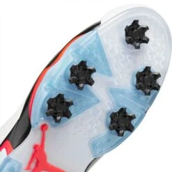 Nike Jordan Retro 6 G Golf Shoes White/Black/Infrared 19 Nike Jordan Retro 6 G Golf Shoes White/Black/Infrared -Callaway Store nike air jordan retro 6 g golf shoes white black infrared detail1 itempicture