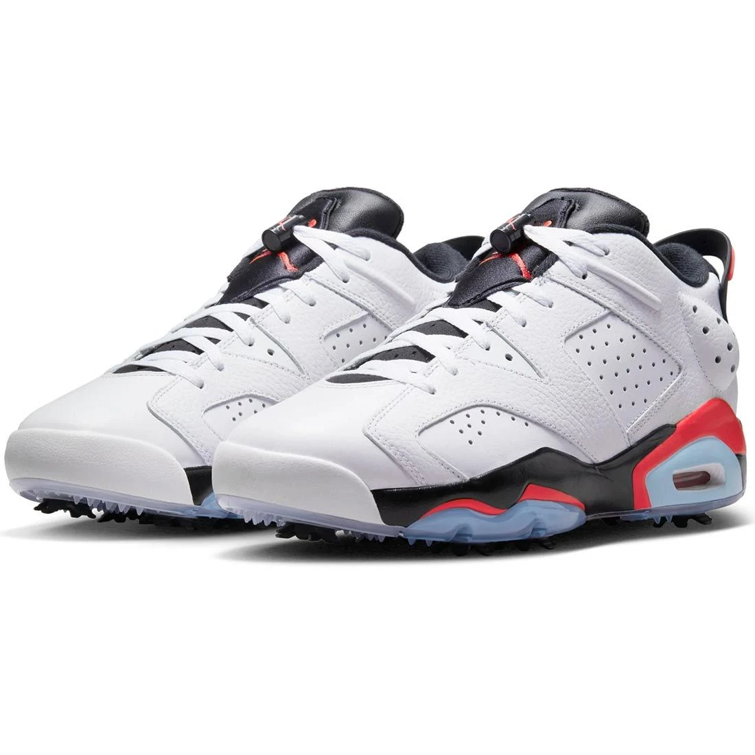 Nike Jordan Retro 6 G Golf Shoes White/Black/Infrared 3 Nike Jordan Retro 6 G Golf Shoes White/Black/Infrared - Image 3