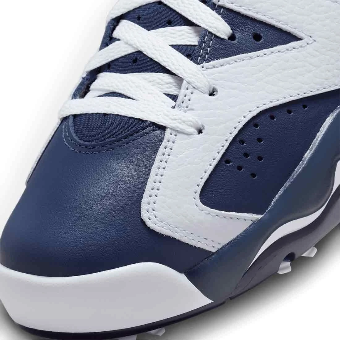 Nike Jordan Retro 6 G Golf Shoes White/Midnight Navy/Varsity Red 7 Nike Jordan Retro 6 G Golf Shoes White/Midnight Navy/Varsity Red - Image 7