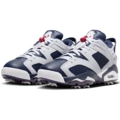 Nike Jordan Retro 6 G Golf Shoes White/Midnight Navy/Varsity Red 12 Nike Jordan Retro 6 G Golf Shoes White/Midnight Navy/Varsity Red -Callaway Store nike air jordan retro 6 g golf shoes white midnight navy varsity red pair itempicture