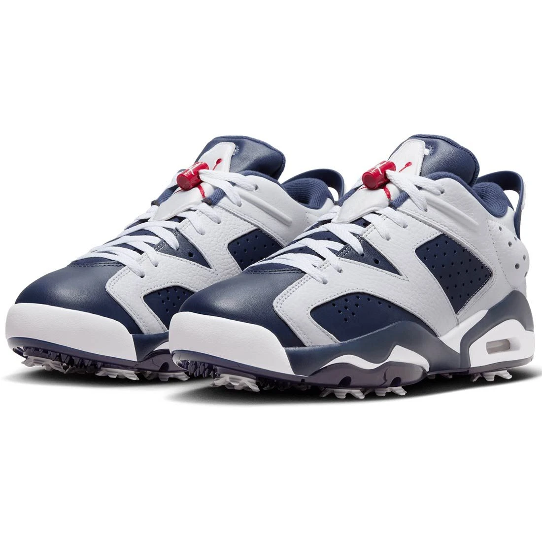 Nike Jordan Retro 6 G Golf Shoes White/Midnight Navy/Varsity Red 4 Nike Jordan Retro 6 G Golf Shoes White/Midnight Navy/Varsity Red - Image 4