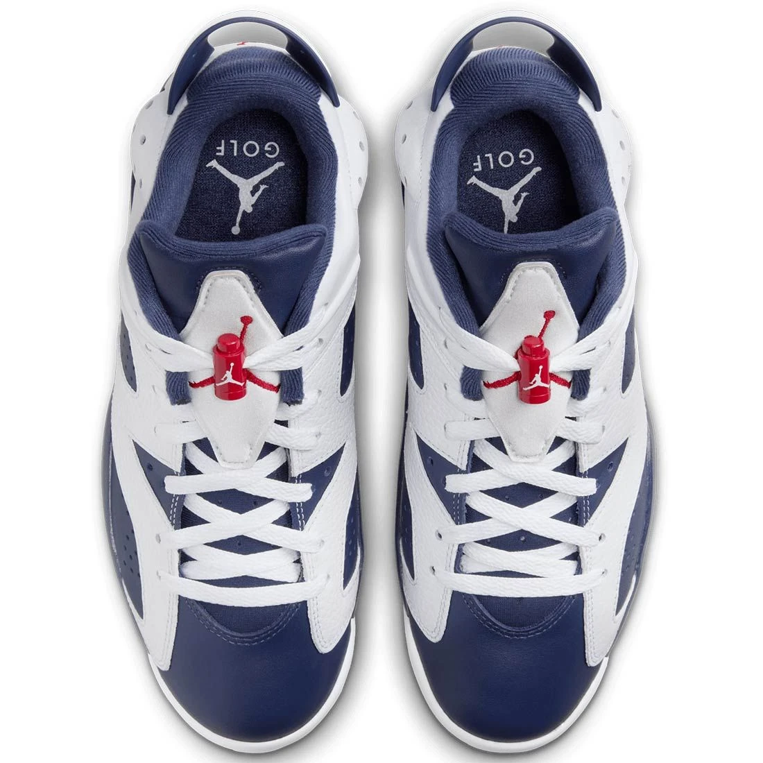 Nike Jordan Retro 6 G Golf Shoes White/Midnight Navy/Varsity Red 5 Nike Jordan Retro 6 G Golf Shoes White/Midnight Navy/Varsity Red - Image 5