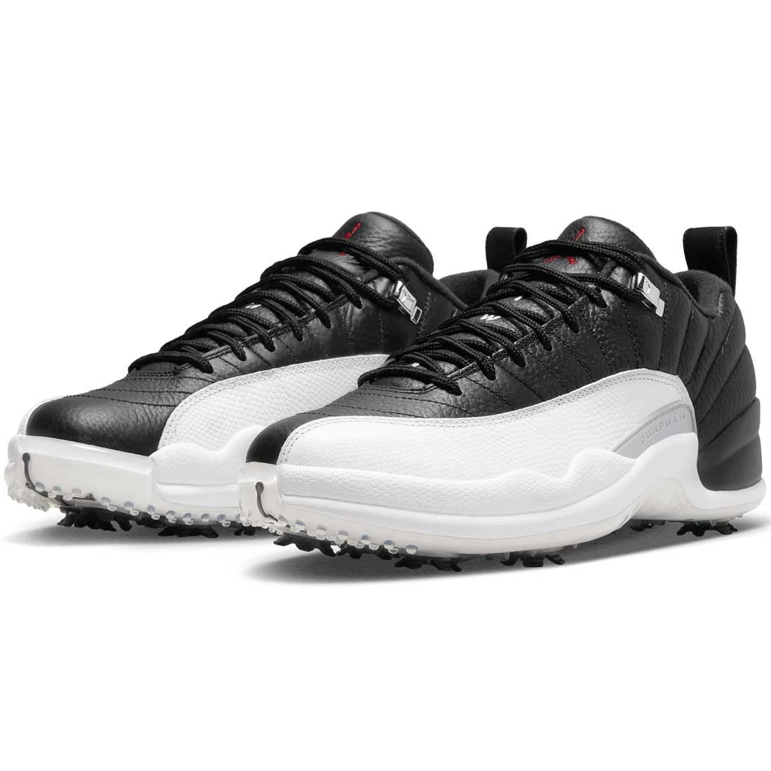 Nike Air Jordan XII Low G Golf Shoes Black/White/Varsity Red 4 Nike Air Jordan XII Low G Golf Shoes Black/White/Varsity Red - Image 4
