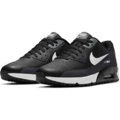 Nike Air Max 90 G Golf Shoes Black/White 8 Nike Air Max 90 G Golf Shoes Black/White -Callaway Store nike air max 90 g golf shoes black white pair itempicture