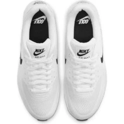 Nike Air Max 90 G Golf Shoes White/Black -Callaway Store nike air max 90 g golf shoes white black top itempicture