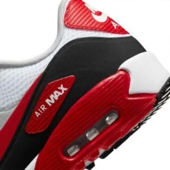 Nike Air Max 90 G Golf Shoes White/University Red -Callaway Store nike air max 90 g golf shoes white university red black detail 1 itempicture