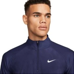 Nike Dri-FIT ADV Tour Pullover -Callaway Store nike dri fit adv tour pullover midnight navy white detail itempicture