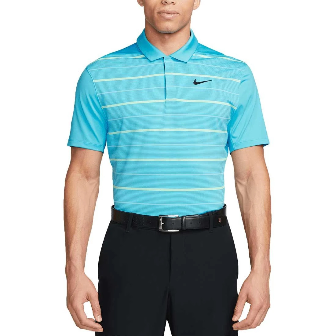 Nike Dri-FIT Tiger Woods Striped Polo 1 Nike Dri-FIT Tiger Woods Striped Polo