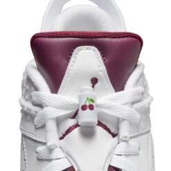 Nike Jordan Retro 6 G Golf Shoes White/Bordeaux -Callaway Store nike jordan retro 6 g golf shoes white bordeaux detail1 itempicture