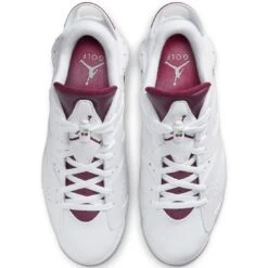 Nike Jordan Retro 6 G Golf Shoes White/Bordeaux