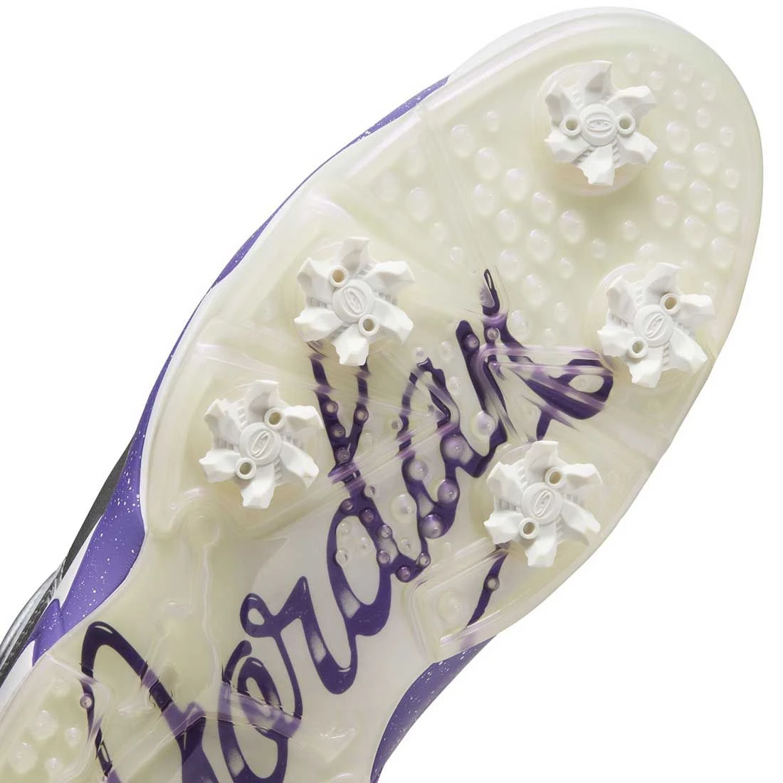 Nike Jordan Retro 6 G Golf Shoes Metallic Silver/Oxygen Purple 7 Nike Jordan Retro 6 G Golf Shoes Metallic Silver/Oxygen Purple - Image 7