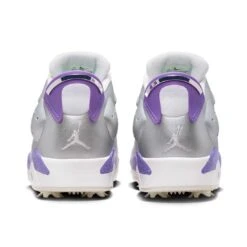 Nike Jordan Retro 6 G Golf Shoes Metallic Silver/Oxygen Purple 15 Nike Jordan Retro 6 G Golf Shoes Metallic Silver/Oxygen Purple -Callaway Store nike jordan retro 6 g nrg golf shoes metallic silver oxygen purple heel itempicture