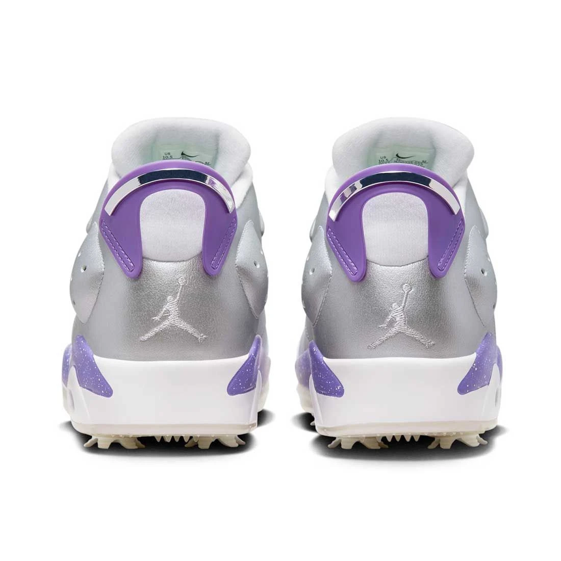 Nike Jordan Retro 6 G Golf Shoes Metallic Silver/Oxygen Purple 6 Nike Jordan Retro 6 G Golf Shoes Metallic Silver/Oxygen Purple - Image 6