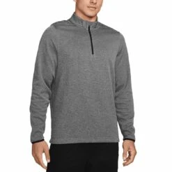Nike Therma-FIT Victory Half Zip 6 Nike Therma-FIT Victory Half Zip -Callaway Store nike therma fit victory half zip black front itempicture