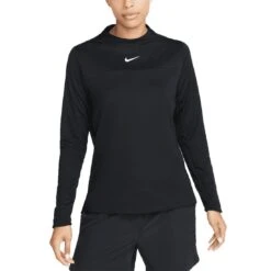 Nike Women's Dri-FIT UV Advantage Mock-Neck Top 7 Nike Women's Dri-FIT UV Advantage Mock-Neck Top -Callaway Store nike womens dri fit uv advantage mock neck top black itempicture