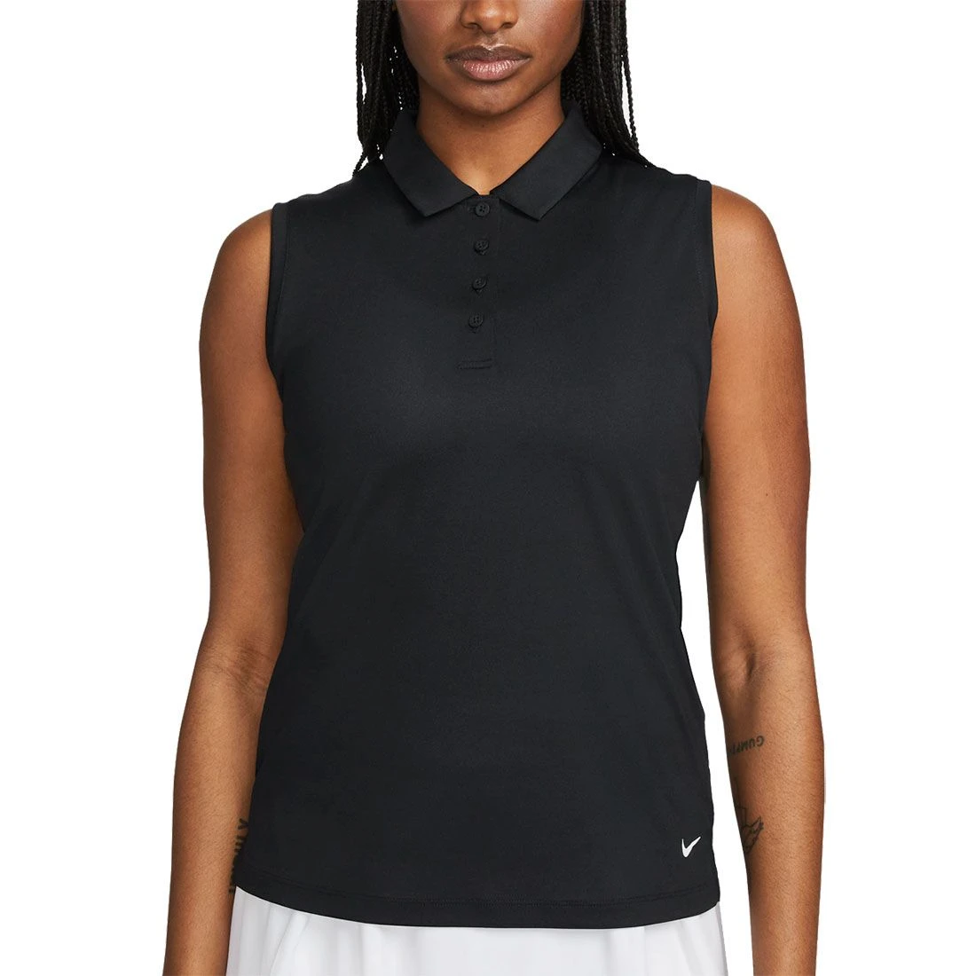Nike Women's Dri-FIT Victory Sleeveless Polo 3 Nike Women's Dri-FIT Victory Sleeveless Polo - Image 3