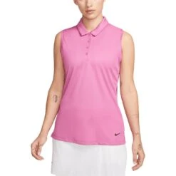 Nike Women's Dri-FIT Victory Sleeveless Polo 20 Nike Women's Dri-FIT Victory Sleeveless Polo -Callaway Store nike womens dri fit victory sleeveless polo cosmic fuchsia itempicture